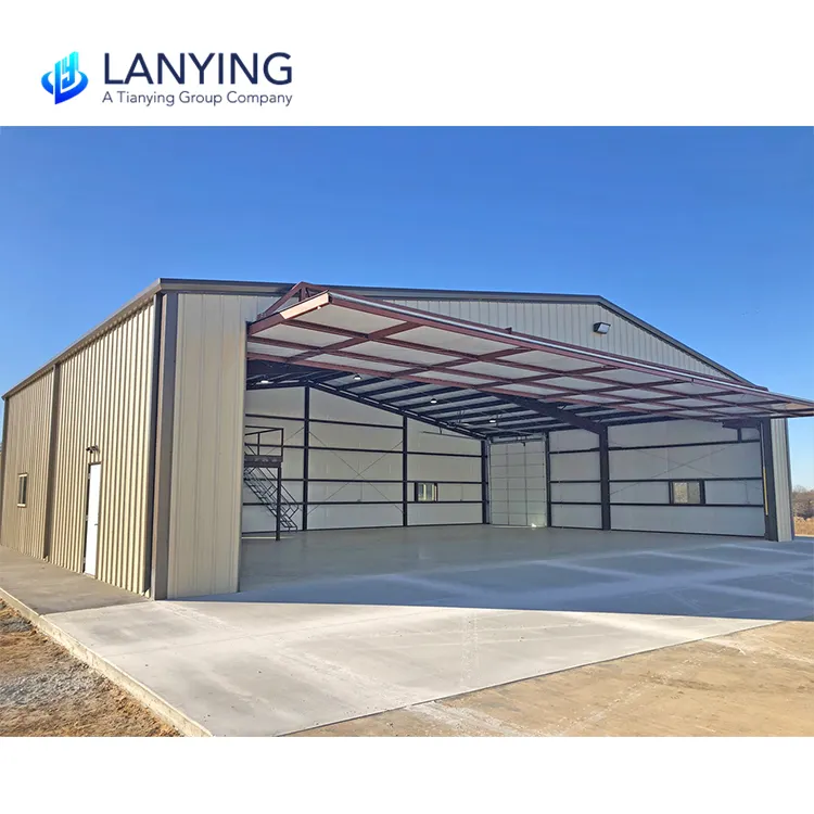 Prefabricated Steel warehouse / workshop / hangar / hall steel structure building price