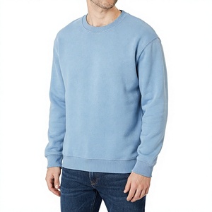 Sudadera Casual de Punto de Alta Calidad en Colores Sólidos con Acabado Suave, Diseño de Manga Larga, Puños y Dobladillo Acanalados, Estilo Pullover - Product Image 1