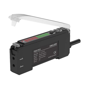 DEUZE FK61C2P3 Affichage numérique Série FK61 Capteur d'amplificateur à fibre optique à sortie à collecteur ouvert NPN/PNP avec détection à grande vitesse - Product Image 1