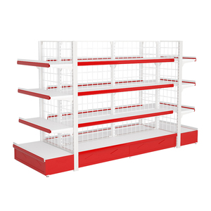 Rak Gondola Penyimpanan Peralatan Ritel, Rak <span class=keywords><strong>Display</strong></span> Baja Supermarket, Rak <span class=keywords><strong>Display</strong></span> Toko Swalayan - Product Image 2