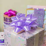 Grace 16ct Metallic Polypropylene Star <b>Bow</b> <b>Gift</b> Wrapping <b>Bows</b> Assort Macaron Colors Christmas Decorative Plain Confetti - Product Image 5