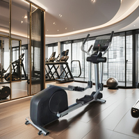 Ventilador de aire para gimnasio en casa comercial, remero, equipo de Fitness de hierro para uso en interiores, máquina de remo para ejercicio en interiores