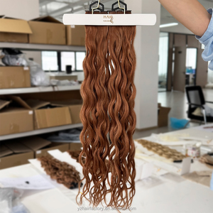 Extensiones de Cabello Virgen Remy de Lujo Premium, Listas para Enviar, Doble Trama, Genius Weft, Invisibles, para Salones de Belleza - Product Image 3