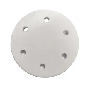 定制抛光白色硬强力结构件氧化锆陶瓷板带孔