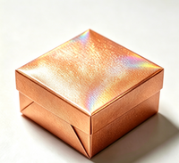 Poudre de pigment métallique holographique certifiée GUANZUN Golden Orange, 5-100 microns, pour revêtement/encre de sérigraphie, Guangdong