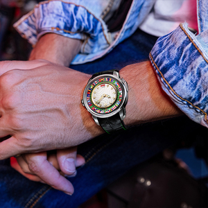 Reloj Mecánico para Hombre Lucky Harvey, 48 Ranuras, Juego de Adivinanzas, Reloj de Pulsera Automático, Luminoso, Deportivo, con Botón de Presión, Cronógrafo, Resistente al Agua - Product Image 5