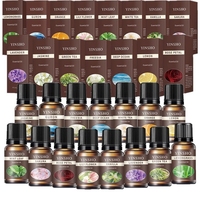 15 saveurs d'huiles essentielles de 10 ml pour diffuseur d'arômes, humidificateur d'air domestique, spray désodorisant polyvalent DIY soluble dans l'huile, rafraîchisseur