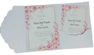 Set di Eleganti Inviti di Lusso Ecologici in Carta con Buste RSVP Personalizzate Stampate Pieghevoli per Natale e Compleanno - Product Image 4