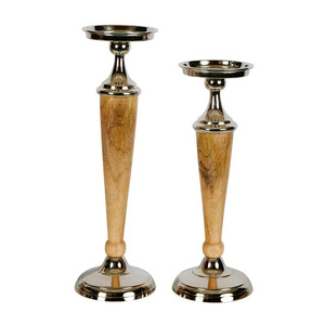 Supports de bougies en aluminium pour la décoration de mariage, vente de bougeoirs en aluminium pour la décoration de mariage - Product Image 2