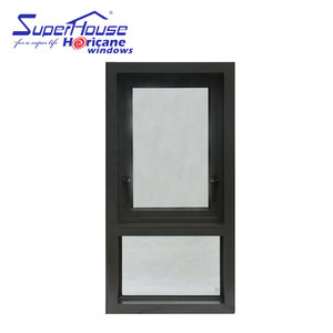 Cửa sổ tác động hiệu quả năng lượng cửa sổ nhôm đôi kính cách nhiệt nhôm quây mái hiên cửa sổ - Product Image 2