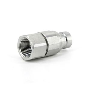 Nouvelle raccord rapide <span class=keywords><strong>hydraulique</strong></span> à face plate sans fuite ISO16028, raccord rapide haute pression robuste en acier au carbone - Product Image 4
