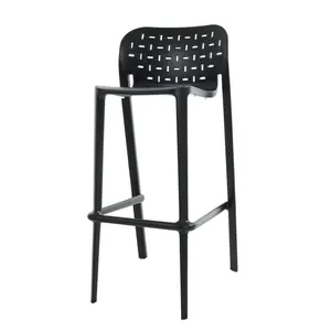 Новый оригинальный дизайн, штабелируемые пластиковые барные стулья, высокие барные стулья для ресторанов и кафе, оптовая продажа