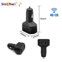 Sinotrack-Dispositivo de seguimiento GPS inalámbrico para coche, dispositivo de seguimiento en tiempo real con mapa de Google, 4G, fácil de instalar, con aplicación gratuita