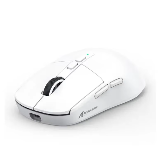 Attack Shark X6 RGB Mouse Lightweight with Charging Base PAW3395 Esports Games Equipped Ergonomic Gaming Wireless Mouse