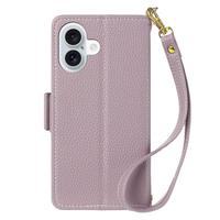 Nouvelle coque magnétique à rabat motif lapin mignon pour iPhone 16/16E/16 Plus/15 Pro/14, étui portefeuille pour iPhone 8 Plus avec cordon