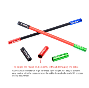 RC101 <span class=keywords><strong>RISK</strong></span> 4/5mm Capuchon de câble de vélo Embouts de changement de vitesse MTB Road Bike Cable Cover - Product Image 3