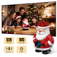 Meilleur projecteur 1080p, cadeau de Noël, projecteur vidéo Santa, projecteur à ultra courte focale, projecteur intelligent Android 4k, home cinéma