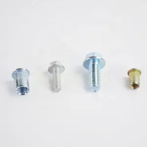 Refrigeration Tool Industrial Compressor Parts Stainless Steel Rivet Nut And Hex Head Screws For Refrigeration Compressor