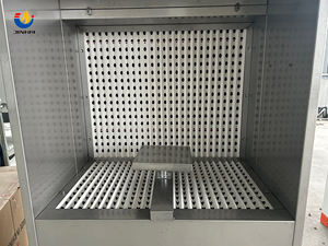 Цена по прейскуранту завода-изготовителя 304 из нержавеющей стали 1 метр влажная покрасочная камера для жидкой окраски с поворотным столом - Product Image 5