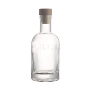 Botella Vacía Transparente de 100 ml para Aceite de Oliva, Salsa Picante, <span class=keywords><strong>Miel</strong></span>, Cócteles, Licores, con Corcho - Product Image 1