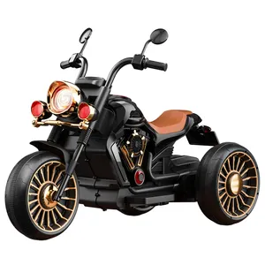 Modelo caliente motocicleta eléctrica paseo en coche tres ruedas motocicleta 6V batería eléctrica motocicleta para niños