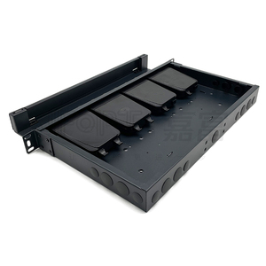 Panel de Conexión de <span class=keywords><strong>Fibra</strong></span> Óptica MPO 1U para Montaje en Rack, 4 Casetes de Plástico (4x12 Fibras), 48 Fibras Tipo <span class=keywords><strong>Fijo</strong></span> - Product Image 5
