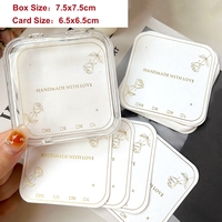 Nail Art luxe or estampage presse sur les ongles carte d'affichage ongles faits à la main boîte d'emballage fond fleurs cartes