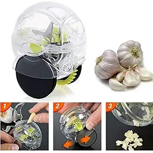 เครื่องบดกระเทียมสแตนเลสแบบมือหมุนอเนกประสงค์สำหรับครัว - Product Image 3