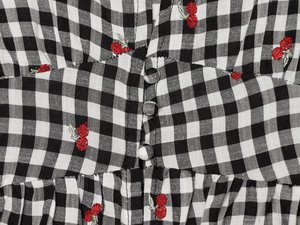 Kemeja wanita motif kotak-kotak kasual modis musim panas 2026, kemeja lengan pendek bergaya retro nan chic - Product Image 5