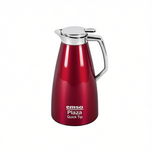 Carafe isotherme Emsa Plaza Quick Tip 1L rouge en acier inoxydable - Product Image 2