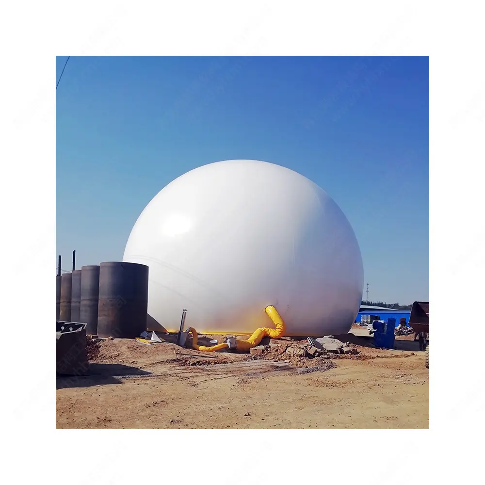 Fábrica HaiYue Biogás digestor plantas de tratamento de resíduos biodigestor industrial CSTR tanque de armazenamento de biogás