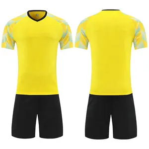 Custom Men Soccer Jersey Set OEM Model Soccer Wear Soccer Tracksuit Jersey Football Team Wear