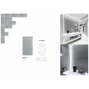 Revêtement mural en <span class=keywords><strong>pierre</strong></span> souple, design moderne, argile modifiée flexible, matériau MCM, carreaux de 60*120 cm pour les hôtels intérieurs, 20*30 cm - Product Image 3