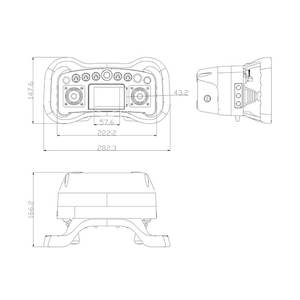 תעשייתי אלחוטי שליטה מרחוק בנייה מכונות עבודה אווירית רכב מנופים מלגזה ip65 ip67 הגנה canbus - Product Image 2