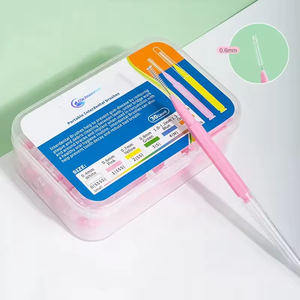 Personalizado 30PCs 60PCs palillos de dientes dentales <span class=keywords><strong>Interproximal</strong></span> Pick cepillos interdentales para adultos Fácil eliminación Función de limpieza de restos de alimentos - Product Image 2