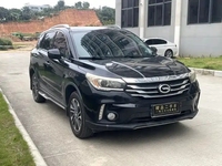 Подержанный внедорожник GAC Trumpchi GS4 2018 года, турбо, кожаный салон, темно-серые диски R18, автомат, высокий класс, б/у автомобиль