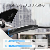 Câble de charge Olink 220V 32A Véhicule électrique Type 2 vers NACS Câble d'extension de charge pour véhicule électrique