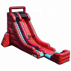 Toboggan aquatique gonflable commercial pour adultes et enfants Grand toboggan aquatique avec piscine pour le plaisir en plein air - Product Image 4