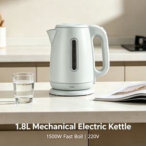 Hervidor Portátil Suokang de Acero Inoxidable de 1.8L y 1500W, 220V, Apagado Automático Mecánico, Protección Contra Ebullición en Seco, Capacidad Suficiente para el Hogar - Product Image 1