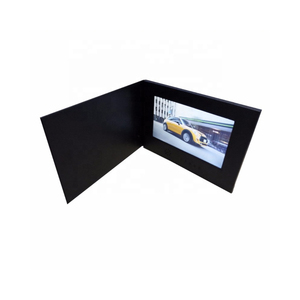 卸売ホワイトブラック<span class=keywords><strong>LCD</strong></span>スクリーングリーティングカード710インチA4A5ビデオパンフレットビジネスプロモーション用 - Product Image 2