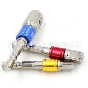 Mr Drill Hex Adapter Rod <b>Set</b> 1/2 In <b>Square</b> 3/8 Socket Stainless Steel For Electric Screwdrivers - Product Image 5