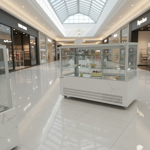 Équipement de réfrigération commercial XY - Vitrine réfrigérée pour crème glacée, boulangerie, café, pâtisserie, sandwichs, desserts - Product Image 1