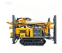 Machine de forage de puits d'eau portable, profondeur 200 m, avec mât pliable et option montée sur camion pour l'accès à l'eau dans les villages isolés