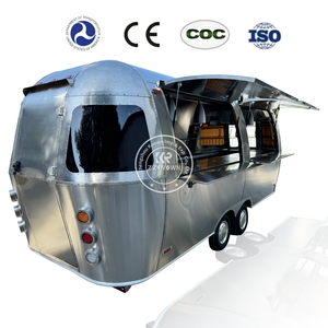 2025 Street Fully Equipped Small Custom Food Truck Burger Van Ice Cream Hot Dog Vending <b>Carts</b> Catering Coffee Bbq Food Trailer - Product Image 3