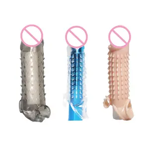 Groothandel cock mouwen enlarger-Adult Sex Toy Penis Uitbreiding Product Penis Extension Sleeve Extender Pik Mouw Penisvergroter Pakistan Voor Mannen