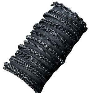 2025 nouveau DS vente en gros Miami NK cubain lien chaîne Bracelet en acier inoxydable hommes bijoux géométrique Pulseira Corrente Hombre - Product Image 1