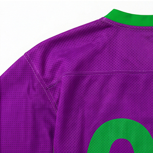 Maillot de football à col en V 100 % polyester, imprimé par sublimation, respirant, écologique, avec logo et numéro personnalisés - Product Image 6