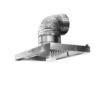 Extracteur de fumée de cuisine épaissi 600mm hotte d'échappement en acier inoxydable puissante aspiration purifiante personnalisable