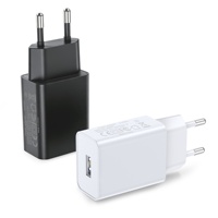 Adaptateur secteur USB HNT 10W à port unique 5V2A, chargeur de téléphone portable universel avec prises US/EU/KR/JP, certifié KC/FCC/ETL/CE/PSE OTP