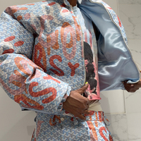 Veste matelassée en duvet personnalisée YYSY OEM, veste d'hiver pour homme, veste streetwear surdimensionnée